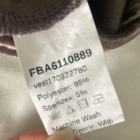 Velvet Mauve Spaghetti Tank. Size Small. - Picture 5 of 7